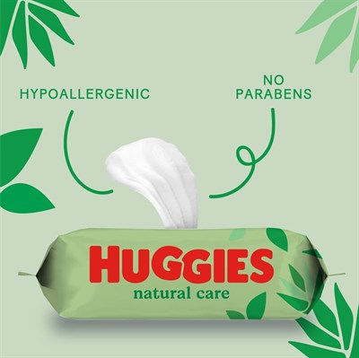 Huggies Yenidoğan Natural Care Islak Bebek Havlusu 56 Yaprak