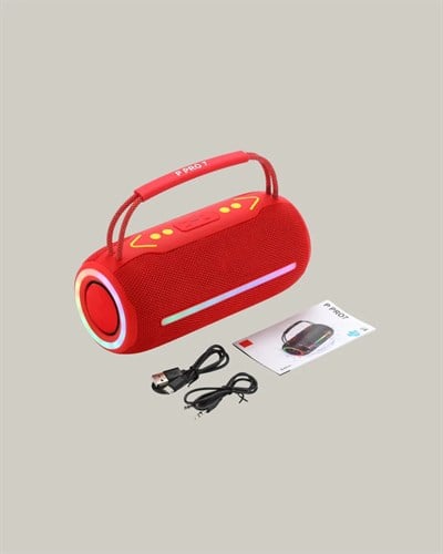 IPX6 Su Geçirmez RGB LED Işıklı Taşınabilir Bluetooth Hoparlör 2400 mAh