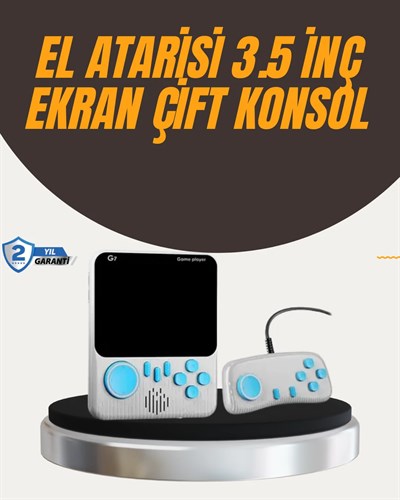 İki Kişilik Oyun Deneyimi Sunan Taşınabilir Retro Konsol