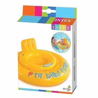 Intex Oturaklı Bebek Flatöru Sarı 70 cm