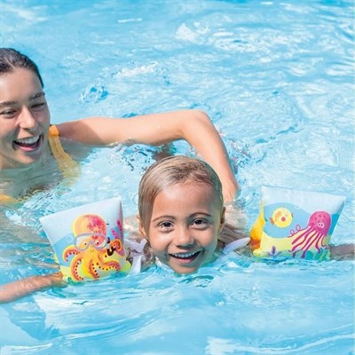 İntex Tropikal Desenli Kolluk 23x15 Cm