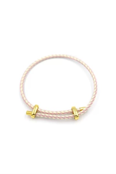 İp Bileklik - Açık Pembe