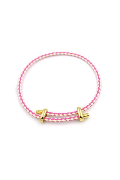 İp Bileklik - Fuşya