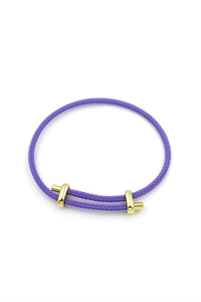 İp Bileklik - Mor