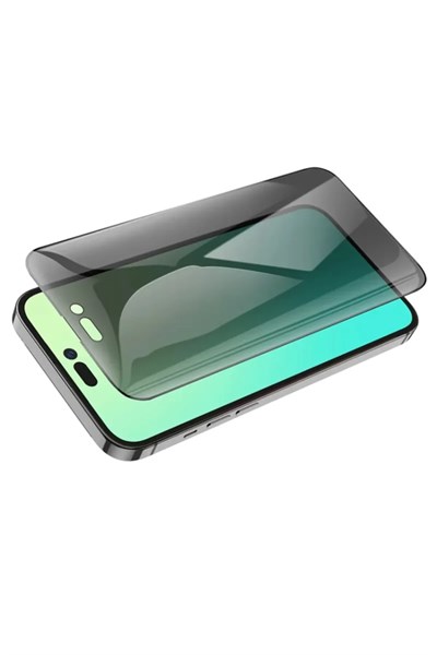 Iphone 14 Pro Uyumlu Hayalet Ekran Gizli Tam Kaplayan Kırılmaz Cam Seramik Ekran Koruyucu Film