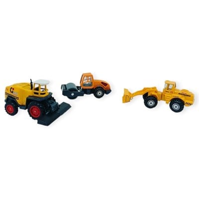 İş Makinaları Serisi - 3 lü Metal İnşaat Serisi