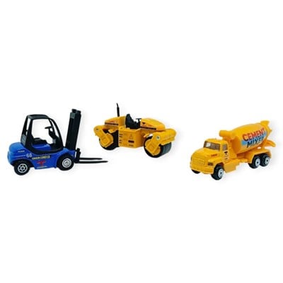 İş Makinaları Serisi - 3 lü Metal İnşaat Serisi