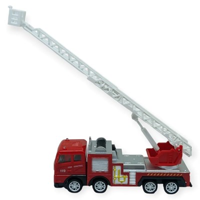 İş Makinaları Serisi - Sürtmeli İtfaiye Aracı 16 cm - Uzayan Merdiven