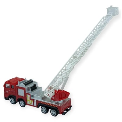 İş Makinaları Serisi - Sürtmeli İtfaiye Aracı 16 cm - Uzayan Merdiven