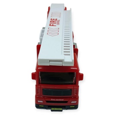 İş Makinaları Serisi - Sürtmeli İtfaiye Aracı 16 cm - Katlanan Merdiven