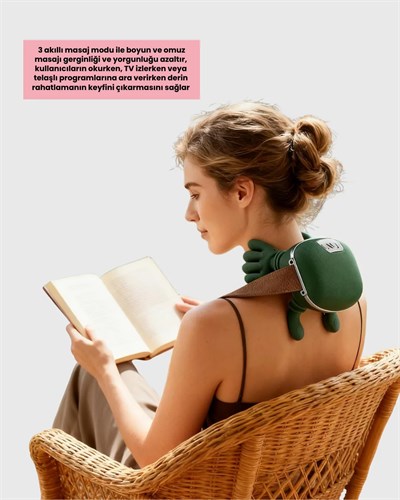 Isı Destekli Boyun Masaj Aleti Derin Rahatlama
