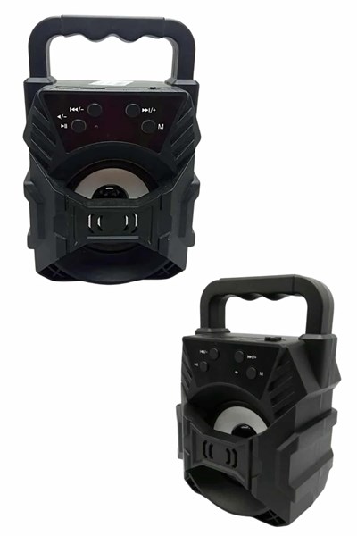 Işıklı Bluetooth Hoparlör Ses Bombası Taşınabilir Yüksek Ses Kaliteli Radyo Özelliği