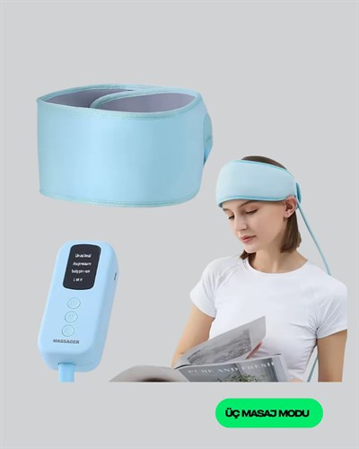 Isıtmalı Baş Masaj Aleti Rahatlatıcı ve Stres Giderici Tasarım