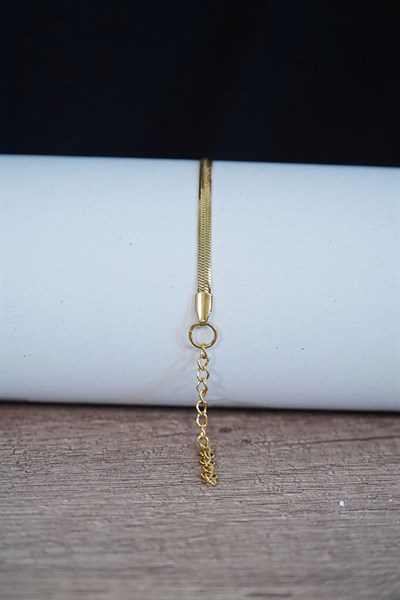 İtalyan Tasarım Çelik Çift Bileklik Unisex Altın Gümüş Renk, Kararmaz 2 Adet