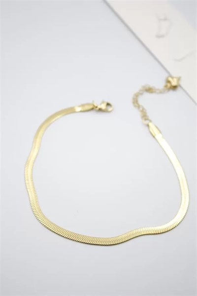 İtalyan Zincir Halhal - Altın