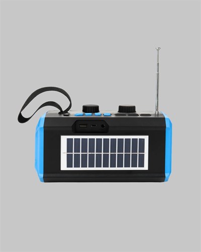 J-IPOX P520 Bluetooth Hoparlör 8W Güçlü Ses Solar Şarj FM Radyo