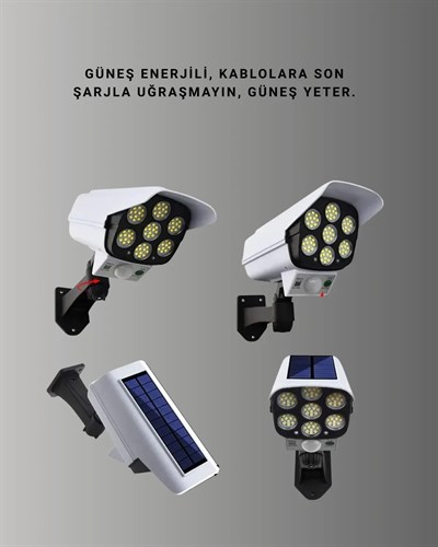 KAMERA GÖRÜNÜMLÜ BAHÇE LAMBA