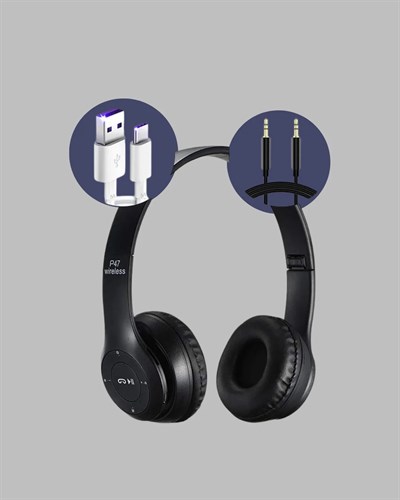 Kablolu & Kablosuz Kullanım Seçeneği Sunan Stereo Bluetooth Kulaklık