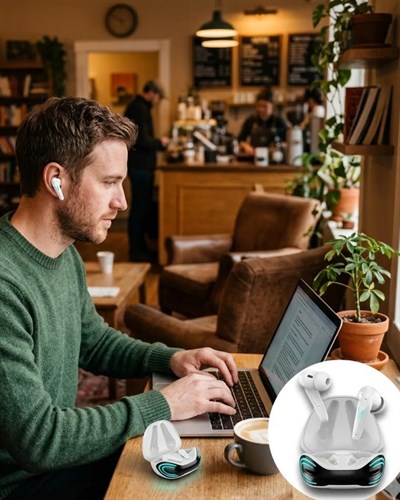 Kablosuz Bluetooth Gaming Kulaklık iPhone 12 iPhone 14 Samsung S22 Redmi Note 11 Uyumlu