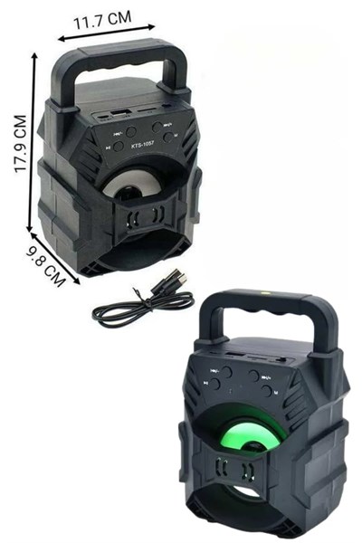 Kablosuz Bluetooth Hoparlör Ses Bombası RGB Işıklı Taşınabilir Yüksek Ses Kaliteli