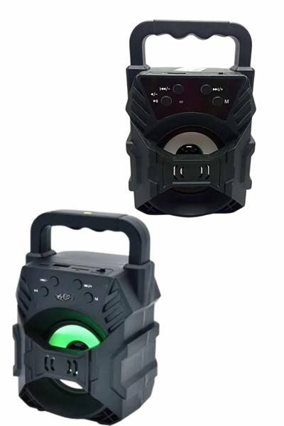 Kablosuz Bluetooth Hoparlör Ses Bombası RGB Işıklı Taşınabilir Yüksek Ses Kaliteli