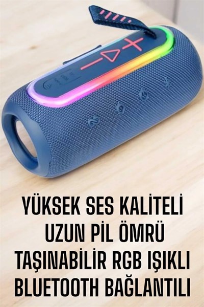 Kablosuz Bluetooth Hoparlör Uzun Pil Ömrü Taşınabilir