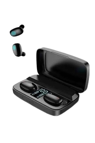 Kablosuz Bluetooth Kulaklık Android ve İOS Uyumlu Led Göstergeli Powerbankli