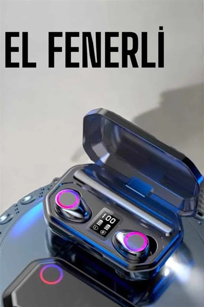 Kablosuz Bluetooth Kulaklık Dijital Göstergeli Uzun Pil Ömrü