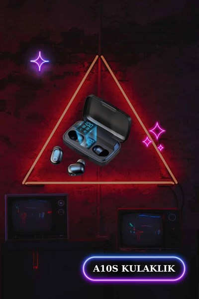 Kablosuz Bluetooth Kulaklık ve Kordon Hediyeli Akıllı Saat Nabız Ölçer Uzun Pil Ömrü