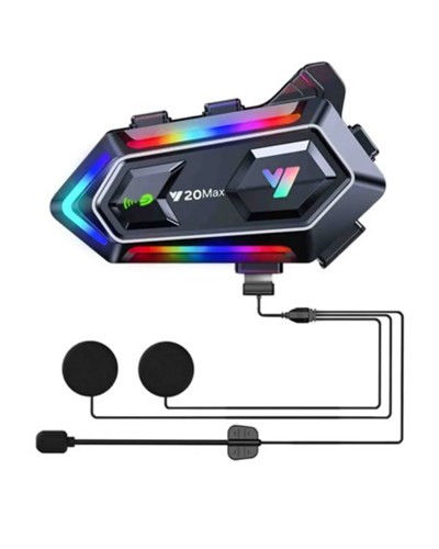 Kablosuz Bluetooth Motosiklet Kask İntercom IPX6 Su Geçirmez