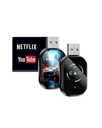 Kablosuz CarPlay Android Auto Dönüştürücü Kablo Derdi Olmadan Bağlantı