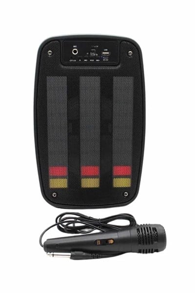 Kablosuz Hoparlör İOS ve Android Uyumlu Şarjlı SD Kart Girişli Bluetooth Hoparlör