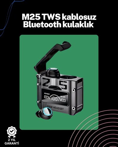 Kablosuz Kulak İçi Kulaklık | Gecikmesiz Oyun Modu | IOS ve Android Uyumlu