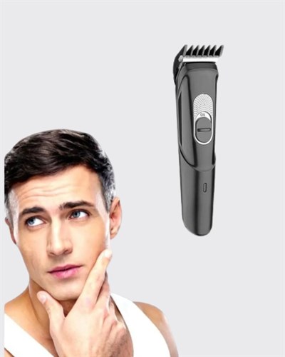 Kablosuz, Paslanmaz Çelik Bıçaklı Profesyonel Saç ve Sakal Tıraş Makinesi – Sessiz, Güçlü ve Ergonomik