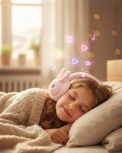 Kablosuz Peluş Bluetooth Kulaklık 40mm Hoparlör ve Mikrofonlu