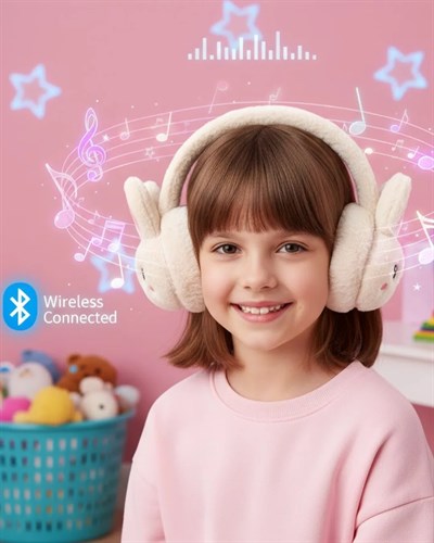Kablosuz Peluş Bluetooth Kulaklık Mikrofonlu Şarjlı Müzik Çalar