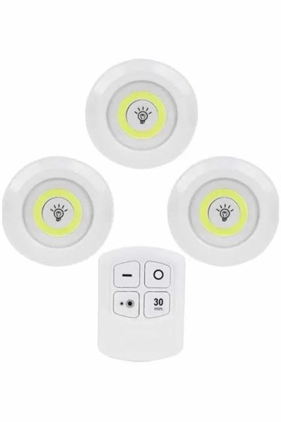 Kablosuz Pilli Işıldak Masa Lambası Mutfak Tezgah Altı Banyo Dolabı Dolap İçi