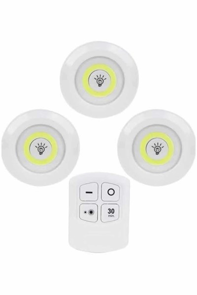 Kablosuz Pilli Işıldak Masa Lambası Mutfak Tezgah Altı Banyo Dolabı Dolap İçi
