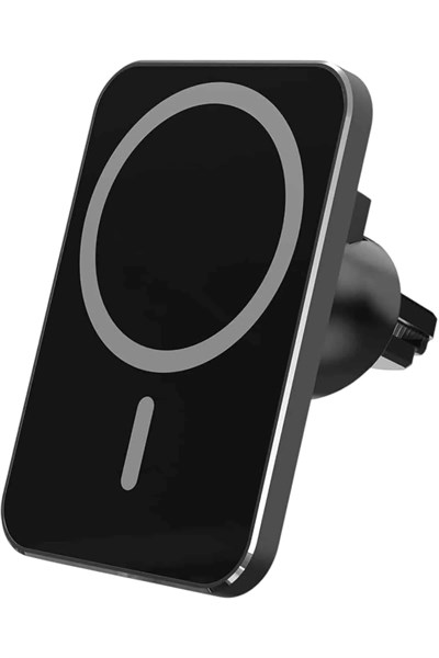 Kablosuz Şarj Aleti Magsafe Araç Içi Manyetik Şarj 15W İOS Uyumlu