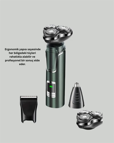 Kablosuz Şarjlı Çok Amaçlı Tıraş Makinesi