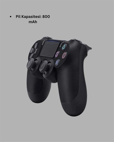 Kablosuz Titreşimli Oyun Kolu – PS4 Uyumlu Ergonomik Tasarım ve Uzun Pil Ömrü