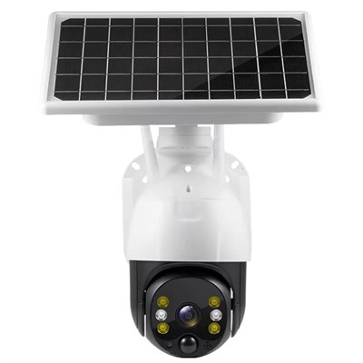 Kablosuz Uygulamalı Gece Görüşlü Solar Güneş Enerjili Kamera Akıllı Dış Mekan Güvenlik Kamerası