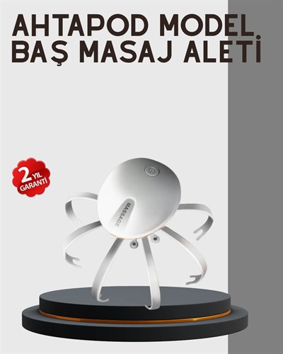 Kafa Derisi Masaj Aleti USB-C Şarjlı Rahatlatıcı ve Canlandırıcı Masaj