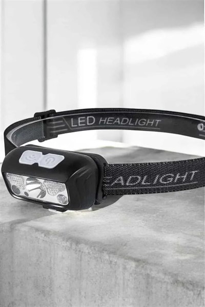 Kafa Lambası Kamp Lambası Sensörlü Şarjlı Ayarlanabilir