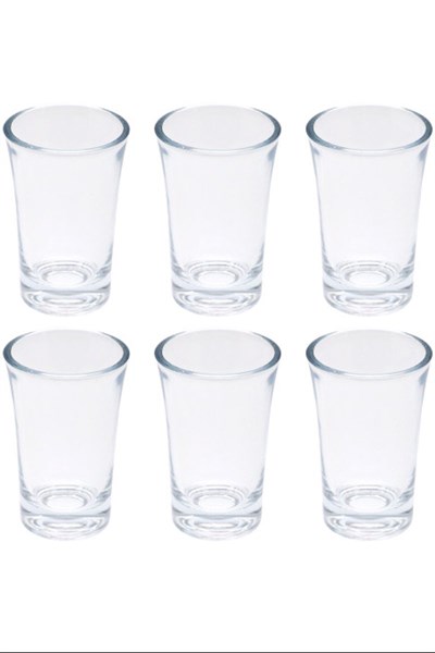 Kahve Yanı 6lı Su Bardağı Tosca Shot Royaleks-TG-2022
