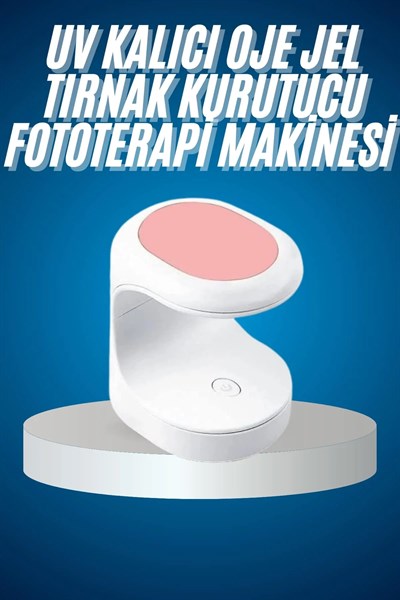 Kalıcı Oje Kurutucu UV Led Teknolojisi Taşınabilir Mini Tırnak Kurutucu