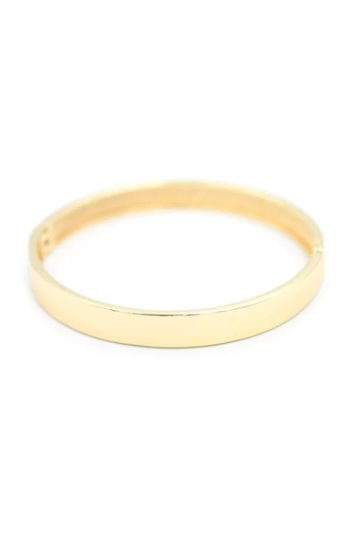 Kalın Ajda Bilezik - Altın