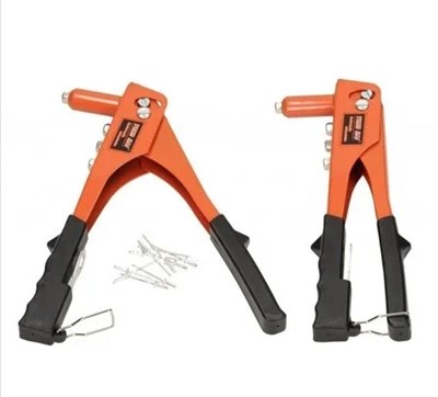 Kalınlık Tek Yönlü El Perçin Tabancası 40 Yedekli ve 4 Çeşit Perçim