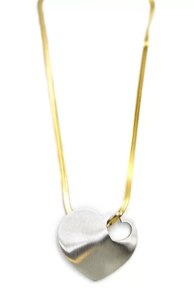 Kalp Kolye - Gümüş