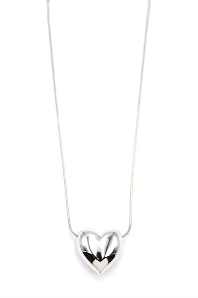 Kalp Kolye - Gümüş